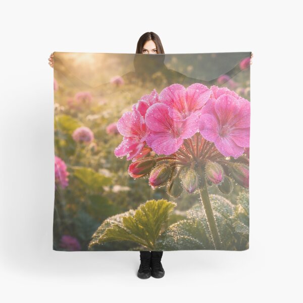 Item preview, Dewkissed Geranium Sunrise designed and sold by SpicyWind.
