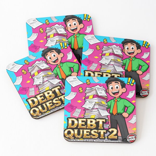 Item preview, Debt Quest Flash Game Parody - Millennial Humor designed and sold by PictorialWhimsy.