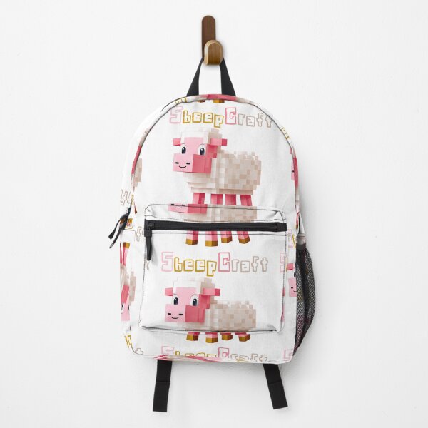 Item preview, SheepCraft Minecraft Sheep - Cute Blocky Lego Style Art Print designed and sold by DesignArtist.ia.