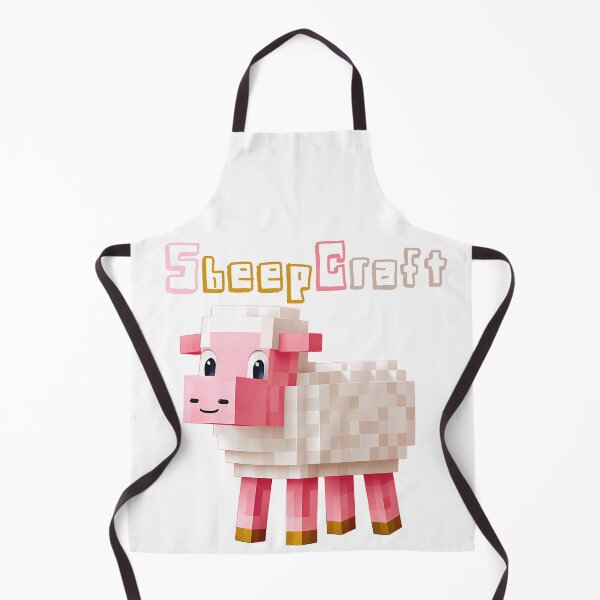 Item preview, SheepCraft Minecraft Sheep - Cute Blocky Lego Style Art Print designed and sold by DesignArtist.ia.