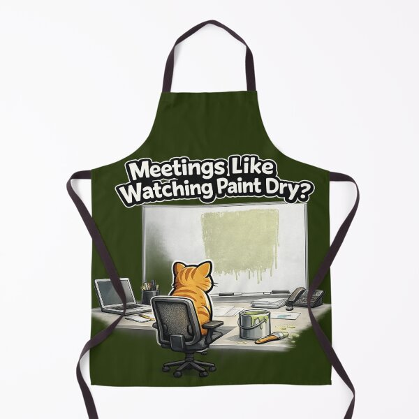 Item preview, Meetings Like Watching Paint Dry Funny Meme designed and sold by Tender Flower Clothing.