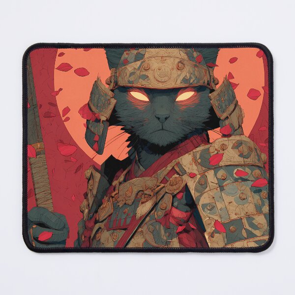 Item preview, Samurai Cat Warrior designed and sold by Pir8prints.