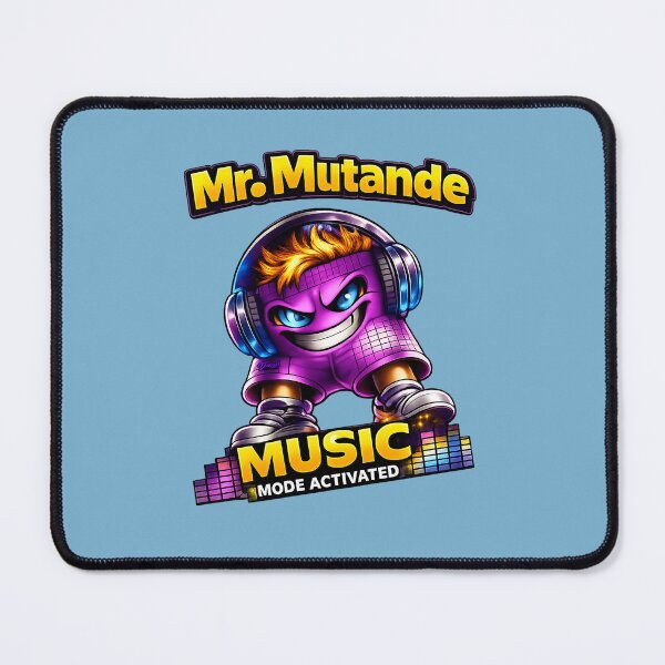 Item preview, Mr. Mutande Music Mode – Urban Streetwear Cartoon Character designed and sold by Duivan.