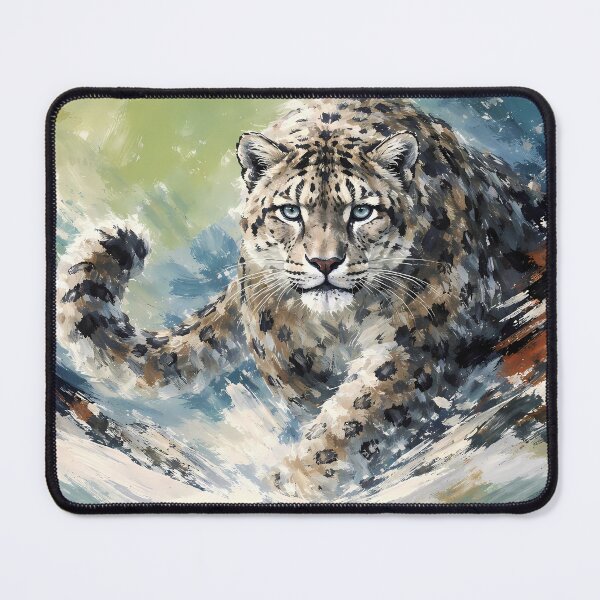 Item preview, Snow Leopard in Motion designed and sold by cuprum.