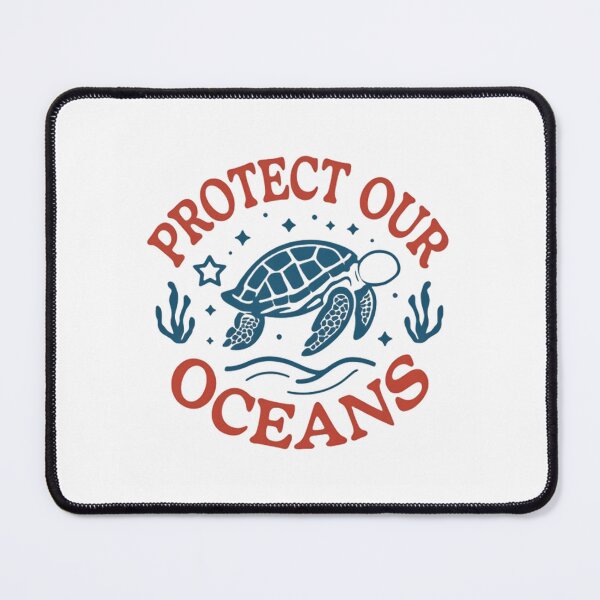 Item preview, Protect Our Oceans Sea Turtle Whale Sharks designed and sold by SkeletonsDanger.