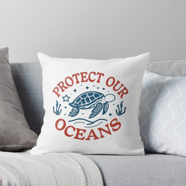 Item preview, Protect Our Oceans Sea Turtle Whale Sharks designed and sold by SkeletonsDanger.