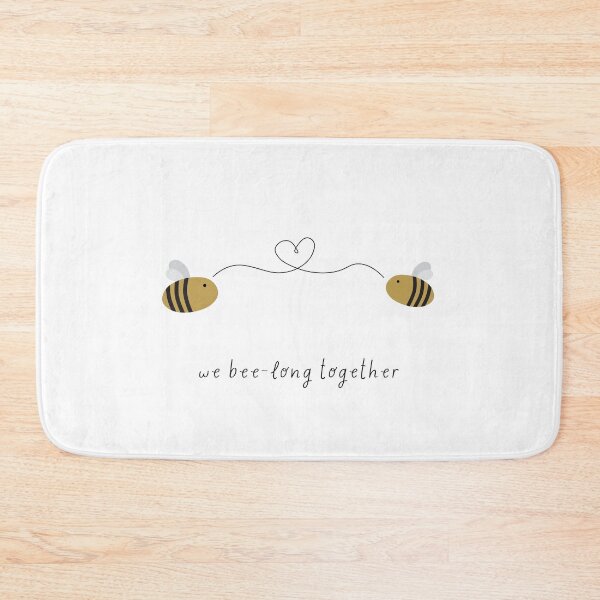 Item preview, We Bee-long Together Cute Bee Pun – Minimalist Valentine’s Day & Anniversary Design designed and sold by Tamer ⭐⭐⭐⭐⭐.