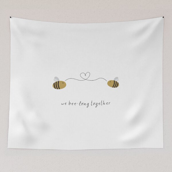 Item preview, We Bee-long Together Cute Bee Pun – Minimalist Valentine’s Day & Anniversary Design designed and sold by Tamer ⭐⭐⭐⭐⭐.