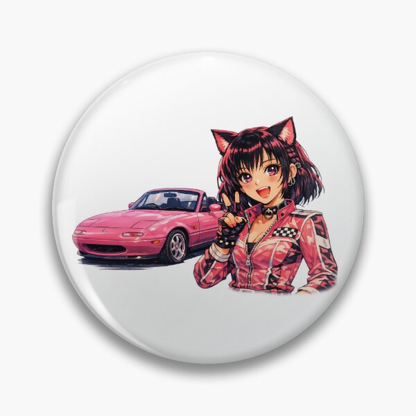 Item preview, Catgirl Anime Circuit Collection Miata MX-5 (No Logo) designed and sold by GothCatHedral.