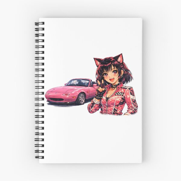 Item preview, Catgirl Anime Circuit Collection Miata MX-5 (No Logo) designed and sold by GothCatHedral.