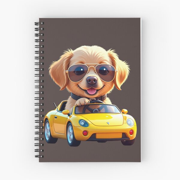 Item preview, Funny Dog Riding Yellow Sports Car | Cute Product Collection designed and sold by Bittor18.