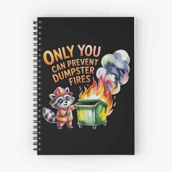 Item preview, Only You Can Prevent Dumpster Fires - Funny Raccoon Meme designed and sold by FurrFunPrints.