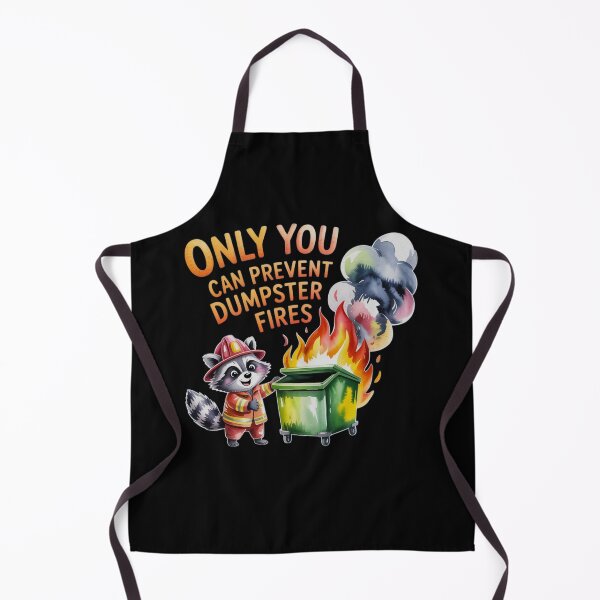 Item preview, Only You Can Prevent Dumpster Fires - Funny Raccoon Meme designed and sold by FurrFunPrints.
