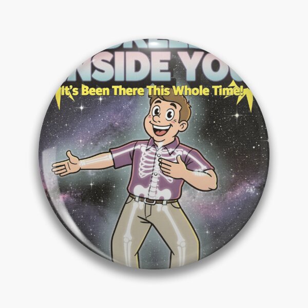 Item preview, Skeleton Inside You - 90s VHS Parody Art designed and sold by PictorialWhimsy.