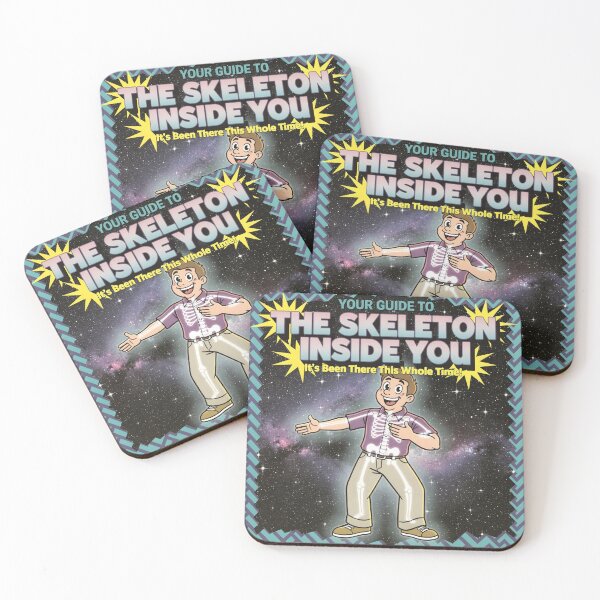 Item preview, Skeleton Inside You - 90s VHS Parody Art designed and sold by PictorialWhimsy.