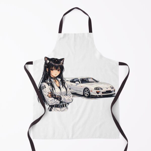 Item preview, Catgirl Anime Circuit Collection Toyota Supra (No Logo) designed and sold by GothCatHedral.
