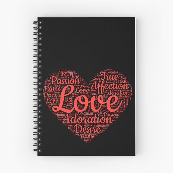 Item preview, Love Heart Word Art - Passion & Desire Typography designed and sold by dkza.