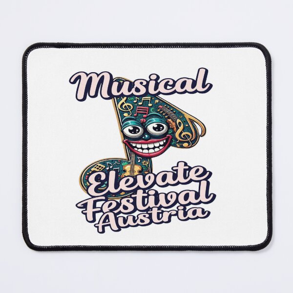 Item preview, Musical Elevate Festival Austria T-Shirt | Fun Music Note Character | Festival Lover Graphic Tee | Concert & Music Event Shirt designed and sold by Sushikidsntod.
