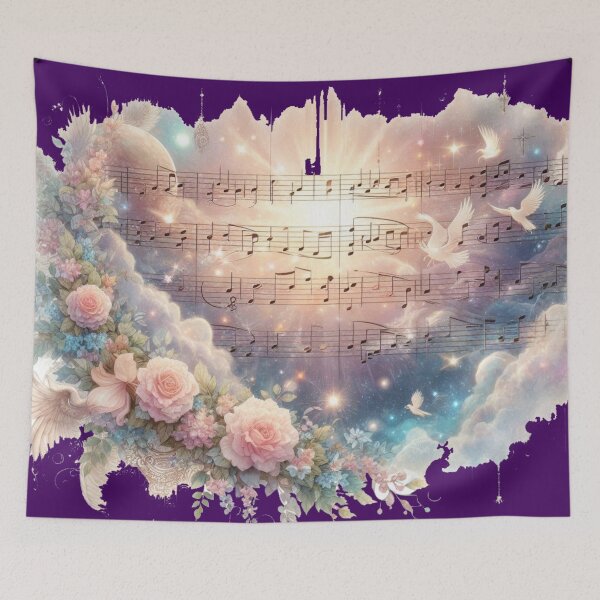 Item preview,  Hymn No. 9 – “God of Glory Filling the Heavens”  designed and sold by PaintMeWorld.