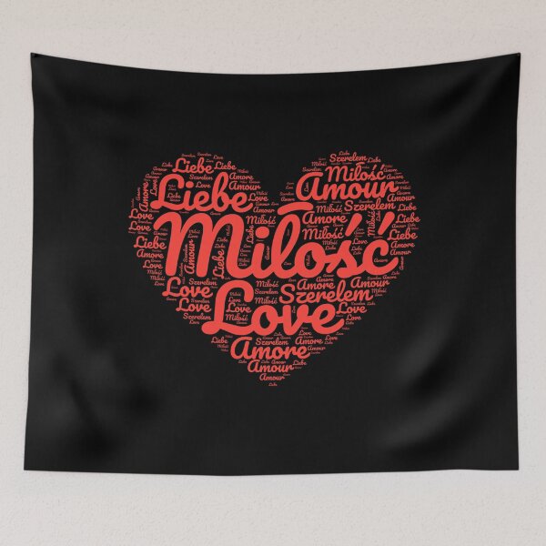 Item preview, Love Heart Word Art - Passion & Desire Typography designed and sold by dkza.