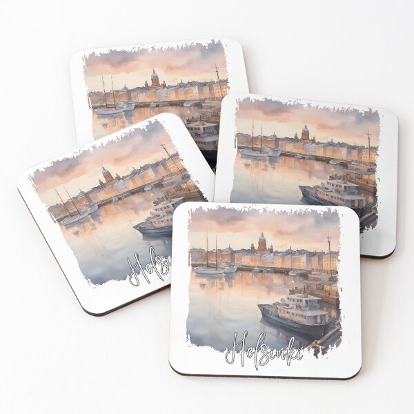Item preview, Helsinki Finland, Helsinki watercolor designed and sold by Dressyourflag.
