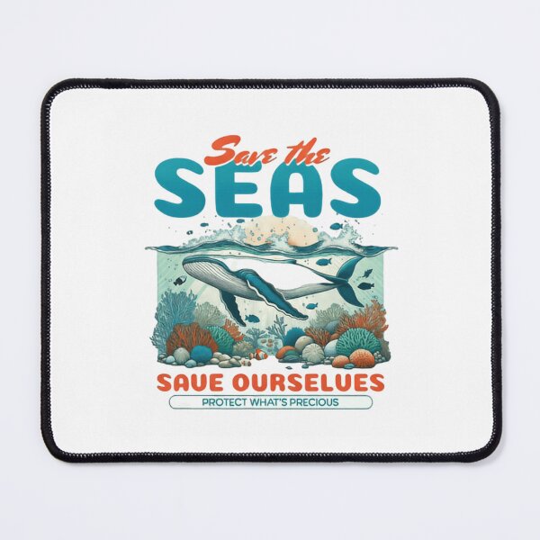 Item preview, Save The Seas Save Ourselves Coastal Scene designed and sold by SkeletonsDanger.