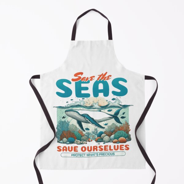 Item preview, Save The Seas Save Ourselves Coastal Scene designed and sold by SkeletonsDanger.