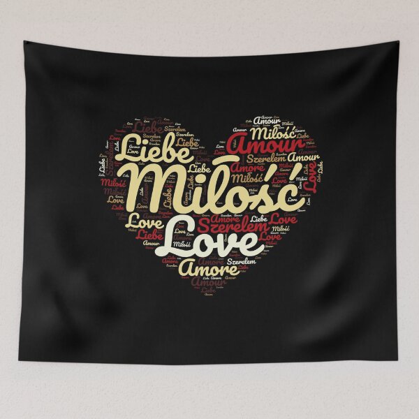 Item preview, Love Heart Word Art - Passion & Desire Typography designed and sold by dkza.
