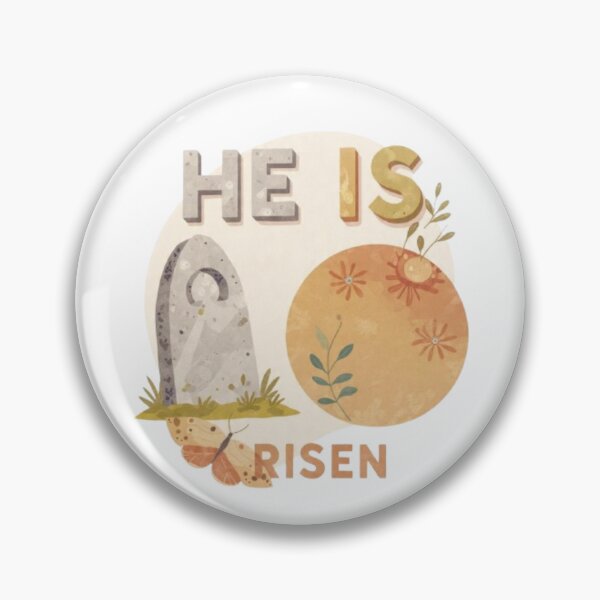 Item preview, He Is Risen Easter 2026 Tomb Stone No Bunny Religious Christian Design designed and sold by BlackAndBrown.