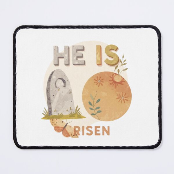 Item preview, He Is Risen Easter 2026 Tomb Stone No Bunny Religious Christian Design designed and sold by BlackAndBrown.