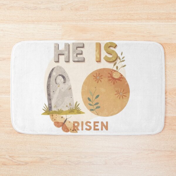 Item preview, He Is Risen Easter 2026 Tomb Stone No Bunny Religious Christian Design designed and sold by BlackAndBrown.