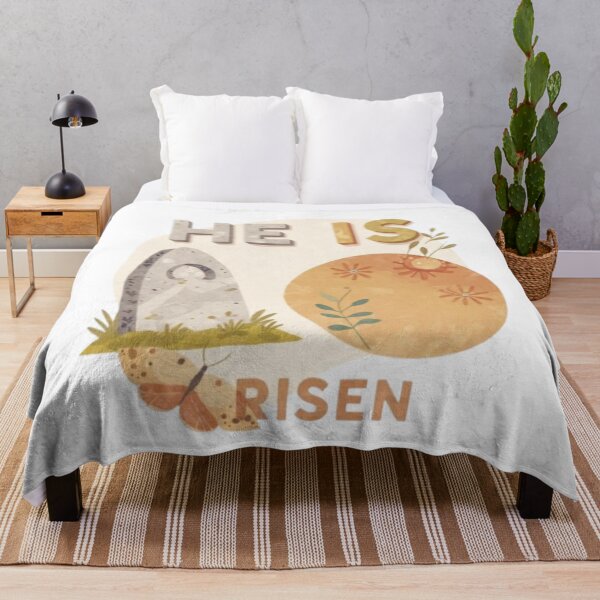 Item preview, He Is Risen Easter 2026 Tomb Stone No Bunny Religious Christian Design designed and sold by BlackAndBrown.