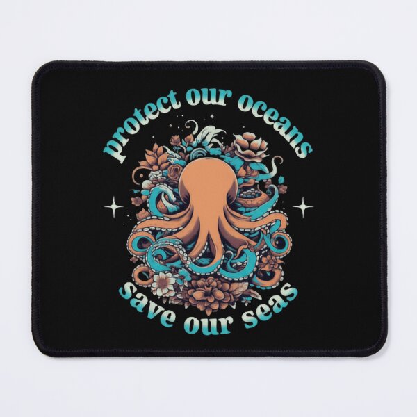 Item preview, Protect Our Oceans Save Our Seas Octopus designed and sold by SkeletonsDanger.