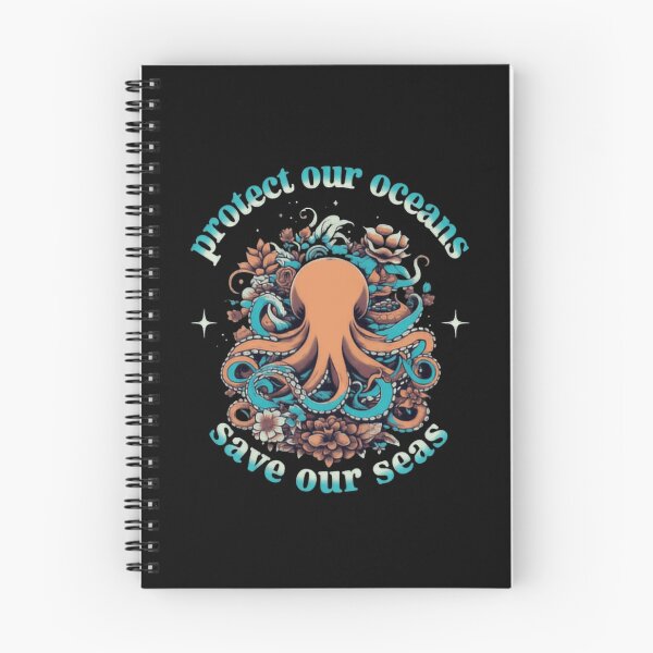 Item preview, Protect Our Oceans Save Our Seas Octopus designed and sold by SkeletonsDanger.