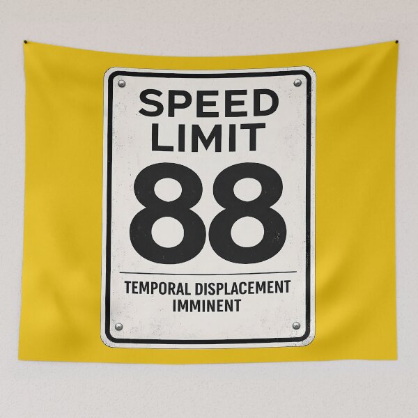 Item preview, Speed Limit 88 MPH Temporal Displacement Sign designed and sold by agearb.