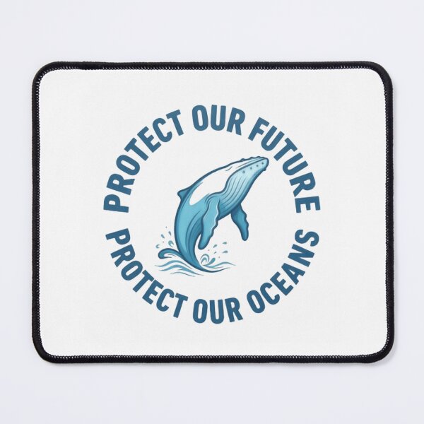 Item preview, Protect Our Future Protect Our Oceans Whale designed and sold by SkeletonsDanger.
