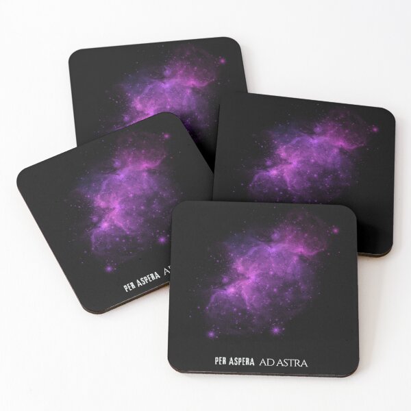 Item preview, Through hardships to the stars | Per aspera ad astra | Purple | Print Art designed and sold by Skaldcraft.