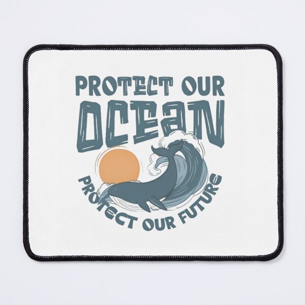 Item preview, Protect Our Ocean Protect Our Future Sunset Whales designed and sold by SkeletonsDanger.