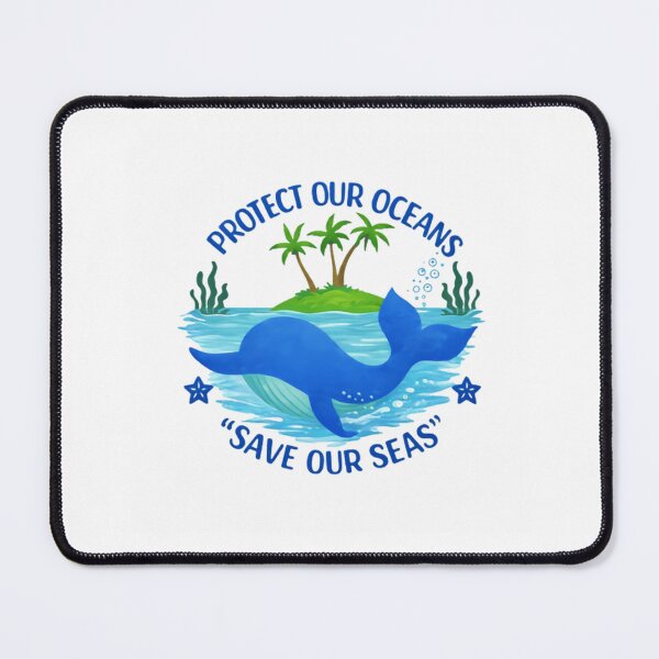 Item preview, Protect Our Oceans Save Our Seas Island designed and sold by SkeletonsDanger.