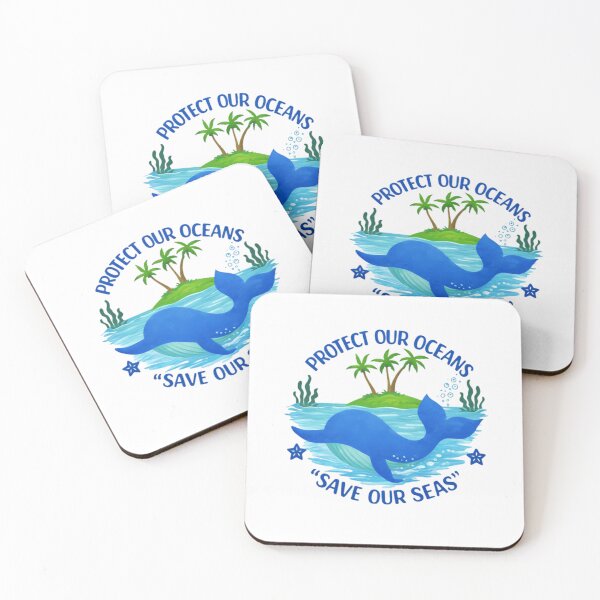 Item preview, Protect Our Oceans Save Our Seas Island designed and sold by SkeletonsDanger.