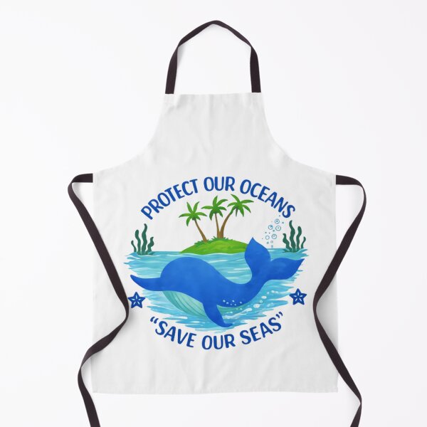 Item preview, Protect Our Oceans Save Our Seas Island designed and sold by SkeletonsDanger.
