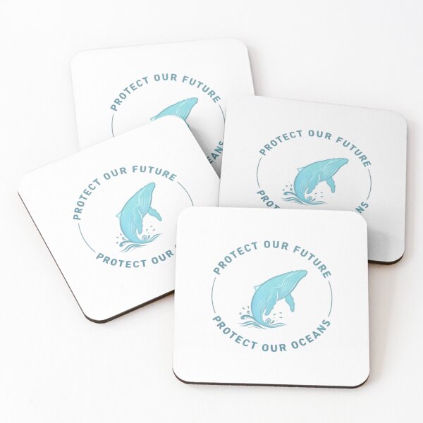 Item preview, Protect Our Future Protect Our Oceans Minimal Whale designed and sold by SkeletonsDanger.