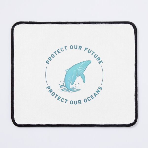 Item preview, Protect Our Future Protect Our Oceans Minimal Whale designed and sold by SkeletonsDanger.