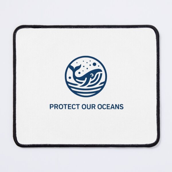 Item preview, Protect Our Oceans Circular Wave Icon Whales designed and sold by SkeletonsDanger.