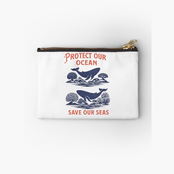 Item preview, Protect Our Ocean Save Our Seas Whales Sharks designed and sold by SkeletonsDanger.