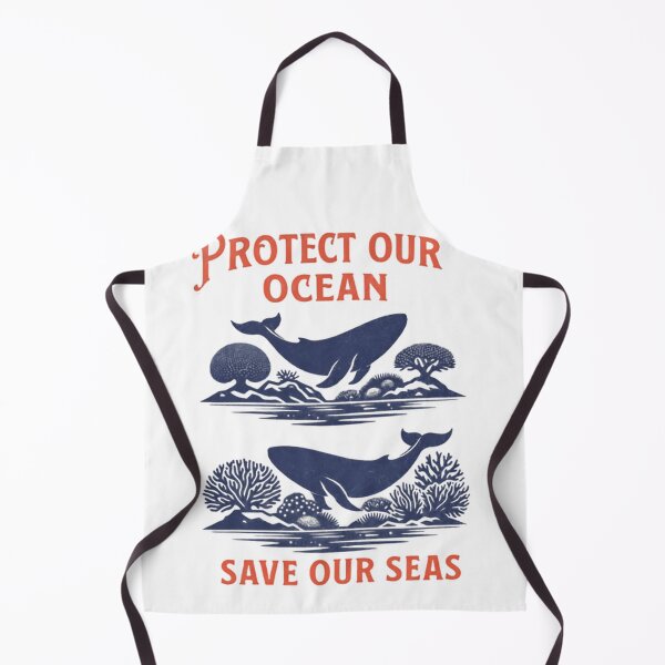 Item preview, Protect Our Ocean Save Our Seas Whales Sharks designed and sold by SkeletonsDanger.