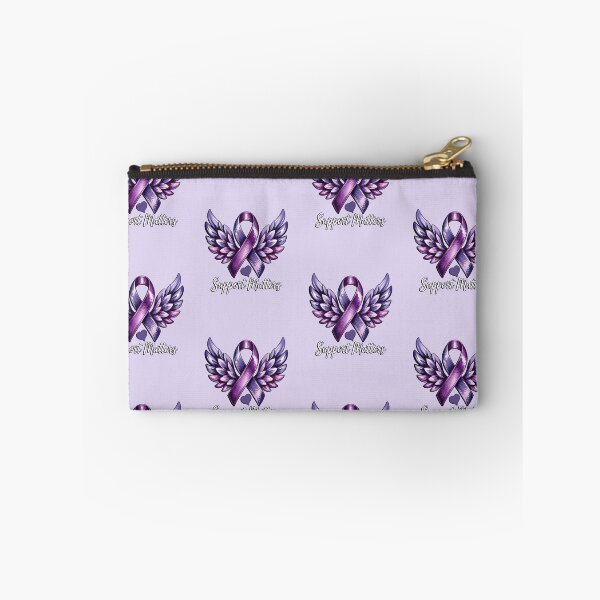 Item preview, Support Matters Purple Ribbon Angel Wings Awareness Gift Epilepsy Alzheimer's Domestic Violence Lupus Fibromyalgia designed and sold by Cute & Sassy Custom Gifting Boutiques.
