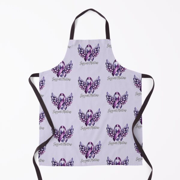 Item preview, Support Matters Purple Ribbon Angel Wings Awareness Gift Epilepsy Alzheimer's Domestic Violence Lupus Fibromyalgia designed and sold by tamdevo1.