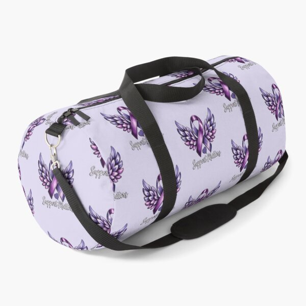 Item preview, Support Matters Purple Ribbon Angel Wings Awareness Gift Epilepsy Alzheimer's Domestic Violence Lupus Fibromyalgia designed and sold by tamdevo1.