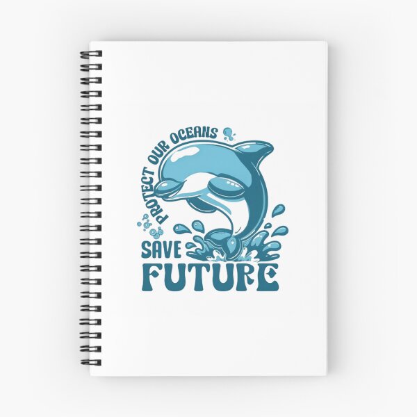Item preview, Protect Our Oceans Bold Blue Wave Whale Sharks designed and sold by SkeletonsDanger.